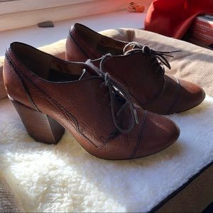 Fossil Chunky Heeled Boots